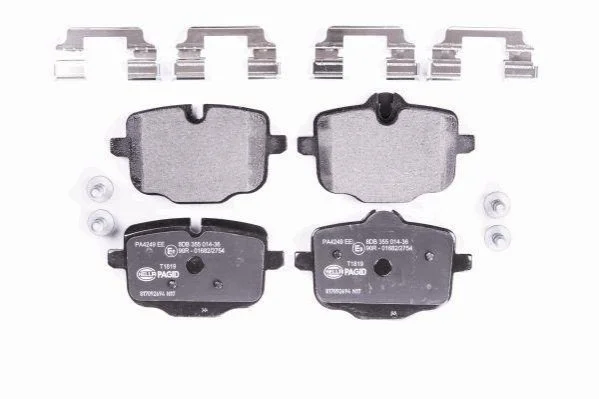 Тормозные колодки зад. BMW 5 (F10) 10- (ATE) HELLA PAGID Hella pagid 8DB355014-361 (фото 1)