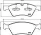 Тормозные колодки перед W164 ML/X164 GL 05> HELLA PAGID Hella pagid 8DB355012-011 (фото 2)