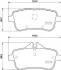 Тормозные колодки зад. W166/X166 11- (TRW) HELLA PAGID Hella pagid 8DB355019-741 (фото 2)