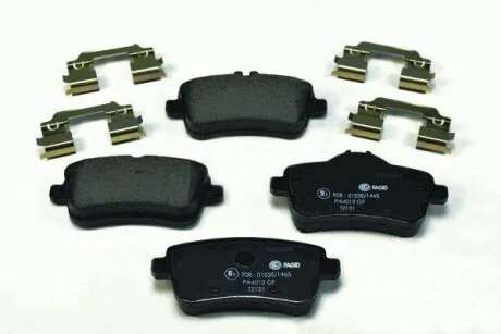 Тормозные колодки зад. W166/X166 11- (TRW) HELLA PAGID Hella pagid 8DB355019-741