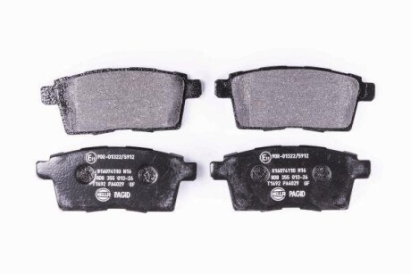 Тормозные колодки зад. Mazda CX-7/CX-9 07- Hella pagid 8DB355013-261