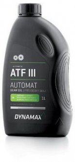 Олива DEXRON III 20L AUTOMATIC ATF Dynamax 501843