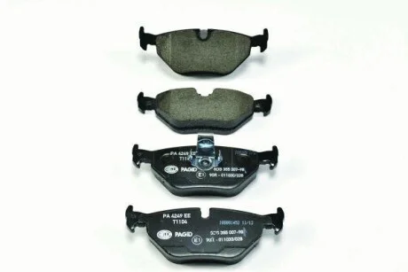 Гальмівні колодки зад. BMW 5 (E39) 96-03 Hella pagid 8DB355007-981