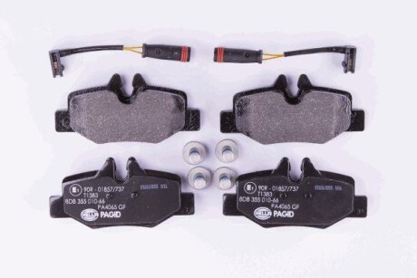 Гальмівні колодки зад. Vito (639) 03- Hella pagid 8DB355010-661