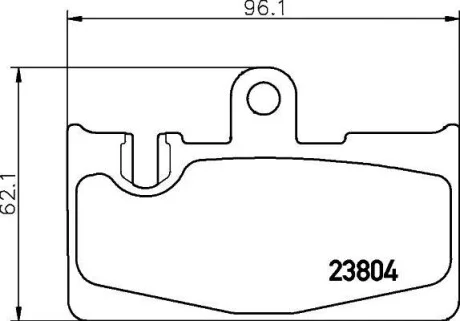 Тормозные колодки зад. Lexus LS 00-06 HELLA PAGID Hella pagid 8DB355011-661
