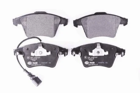 Гальмівні колодки пер. T5 03- (R16) Hella pagid 8DB355011-171