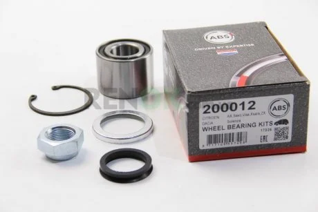Підшипник маточини задн. Peugeot 106/205/206/306/309 83- (25x52x37) A.B.S. A.B.S. 200012