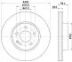 Тормозной диск перед. Vito (639) 03- HELLA PAGID Hella pagid 8DD355110-071 (фото 1)