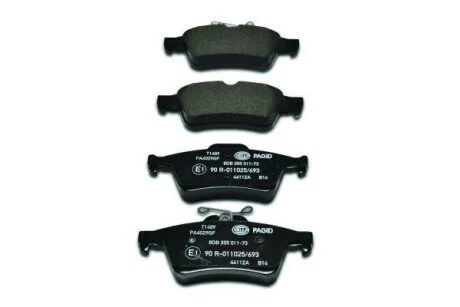 Тормозные колодки зад. Connect 02-13 HELLA PAGID Hella pagid 8DB355011-731