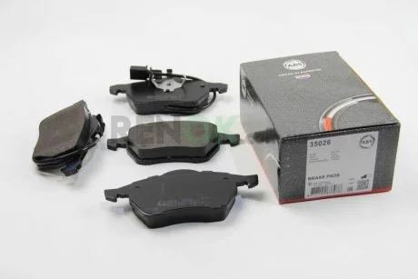 Гальмівні колодки пер. Passat B5/Audi A4/A6 00-05 A.B.S. A.B.S. 35026
