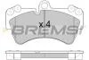 Гальмівні колодки пер. Audi Q7/Touareg/Cayenne Bremsi BP3099 (фото 1)