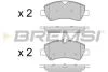 Гальмівні колодки зад. Transit (V348) 12- (RWD) Bremsi BP3526 (фото 1)