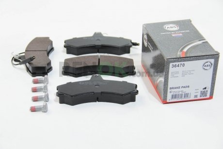 Колодки тормозные перед. A3/C25/Ducato/J5 (85-11) A.B.S A.B.S. 36470