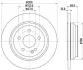 Тормозной диск зад. W447 14- (PRO) HELLA PAGID Hella pagid 8DD355122-441 (фото 1)