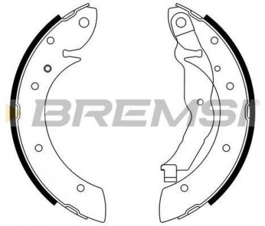 Гальмівні колодки зад. BMW 3(E36) 90-00 (TRW) Bremsi GF0077 (фото 1)