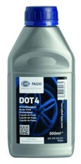 Гальмівна рідина DOT4 (0,5L) Hella pagid 8DF355360-011