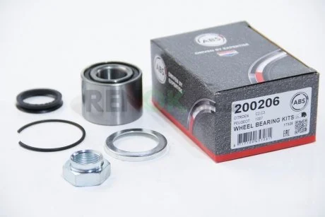 Підшипник маточини задн. Citroen C2/C3 03- A.B.S. A.B.S. 200206