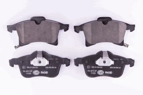 Гальмівні колодки дискові перед. Opel Astra H/Meriva 03- Hella pagid 8DB 355 009-221