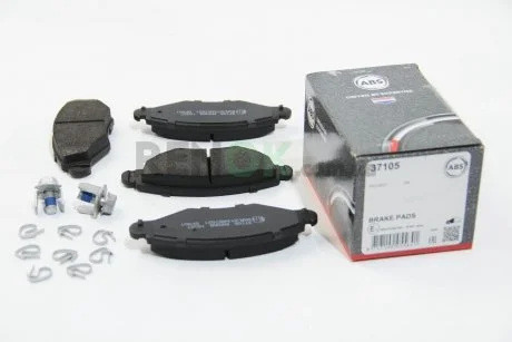Гальмівні колодки пер. Peugeot 206/306 94- A.B.S. A.B.S. 37105
