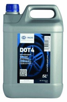 Тормозная жидкость DOT4 (5L.) Hella pagid 8DF355360-031