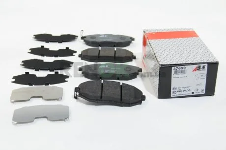 Колодки тормозные перед. Epica/Ram (93-11) A.B.S A.B.S. 37699