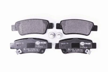 Гальміні колодки дискові зад. Honda C-RV VIII 07- Hella pagid 8DB 355 013-591