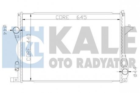 KALE BMW Радиатор охлаждения 5 E39,7 E38 520/750 Kale oto radyator 341915