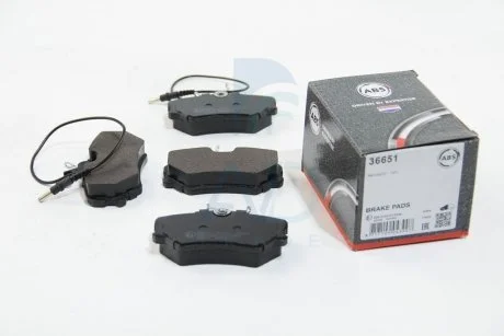 Колодки гальмівні перед. 405 (92-99) A.B.S A.B.S. 36651