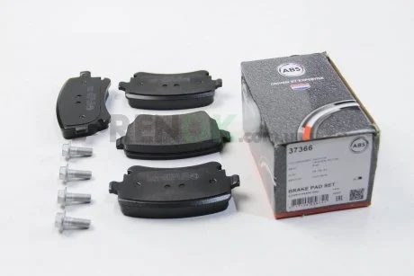 Гальмівні колодки зад. T5 03- (TRW) A.B.S. A.B.S. 37366