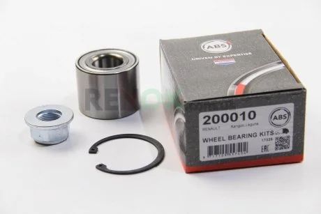 Підшипник маточини задн. Renault Kangoo 98- (-ABS) A.B.S. A.B.S. 200010
