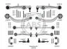 К-кт важелів перед.підвіски Audi A4 (з тонким пальцем) A.B.S. 219901
