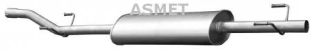 Центр. глушник,випускна сист. Asmet 02.046