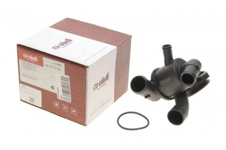 Термостат з корпусом Skoda Octavia (09-13) / VW Golf (09-14), Jetta (06-14), Passat (09-11), 14, Tiguan (08-11) / Seat Leon (06-10)) Vika 11211593701