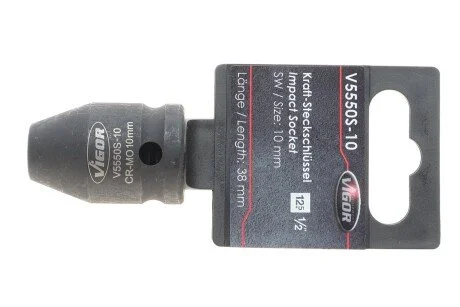 Головка ударная HEX (1/2", 10 мм) S Vigor V5550S-10