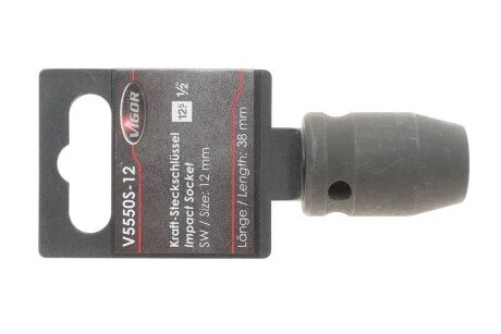 Головка ударная HEX (1/2", 12мм) S Vigor V5550S-12