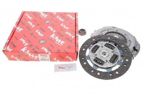 Комплект сцепления Citroen Berlingo/Peugeot Partner 1.6HDi 04- (55/66kw) (d=230mm) (+выжимной) Kawe 962245
