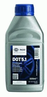 Гальмівна рідина DOT5.1 0.5L HELLA PAGID HELLA PAGID 8DF355360-081 Hella pagid 8DF 355 360-081