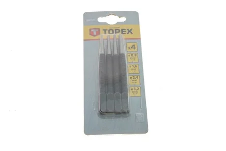 Пробивач для цвяхів, набір 4 шт. (про-во TOPEX) Topex 03A440