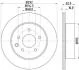 HELLA NISSAN Тормозной диск задн. вентил.X-Trail,Qashqai,Renault Koleos Hella pagid 8DD 355 118-711 (фото 1)