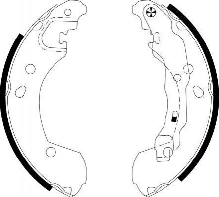 HELLA Тормозные кол. задн. Nissan Note 1.4 1.6 Renault Clio Hella pagid 8DB 355 002-801 (фото 1)