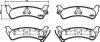 HELLA JEEP Тормозные колодки задние Grand Cherokee 91- Hella pagid 8DB 355 013-091 (фото 2)