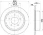 HELLA JEEP Диск тормозной задн.Grand Cherokee 92-99 Hella pagid 8DD 355 114-801 (фото 1)