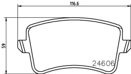HELLA VW Колодки тормозн.задн.Audi A4/5,Q5 07- Hella pagid 8DB 355 025-381