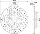 HELLA DB Диск тормозной задн.GLE W166 11- Hella pagid 8DD 355 122-551 (фото 1)