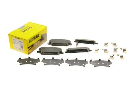 Колодки гальмівні (передні) Hyundai Santa Fe 10-/Grandeur 11-/Kia Sorento 09-/Carens 13- (mando) TEXTAR 2575701