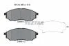 Колодки гальмівні (передні) Nissan Pathfinder 05-/NP300 14-/Infiniti G/Q60/QX50 07- (Sumitomo)(157.3x58.5x17) TEXTAR 2369803 (фото 9)