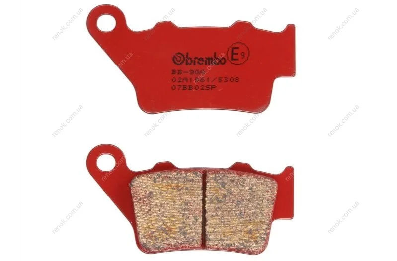Тормозные колодки BM BREMBO 07BB02SP (фото 1)