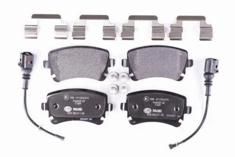 Гальмівні колодки зад. T5 03- (TRW) 8DB355011-531 Hella pagid 8DB 355 011-531