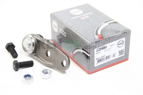 Опора кульова (передня/знизу) Kangoo 02- (отвір кріпл. 12мм) A.B.S. A.B.S. 220409