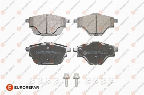 Задние тормозные колодки CITROEN C4 GRAND PICASSO II, C4 PICASSO II, C4 SPACETOURER, C5 AIRCROSS, GRAND C4 SPACETOURER DS DS 7 OPEL GRANDLAND X PEUGEOT 3008, 308 II 1.2-2.0D 02.13- Eurorepar 1619791280 (фото 1)